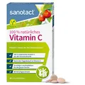 Produktbild: sanotact Vitamin C (30 Lutschtabletten) • Acerola Tabletten vegan • 100% natürliches Vitamin C für Kinder & Erwachsene • Hochdosiertes Vitamin C aus Acerola-Kirsche • Immunsystem stärken