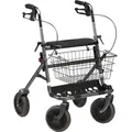 Produktbild: Rollator FAKTO+ mit Tablett, Korb, Stockhalter, mangan grey metallic>>>>nur in 2er Schritten bestellbar