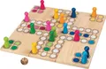 Produktbild: goki Spiel Brettspiel Ludo, Gesellschaftsspiel, mit anpassbarem Spielfeld