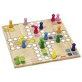 Produktbild: Brettspiel Ludo Würfelspiel Holzspiel Spielbrett Ludospiel Set Familienspiel NEU