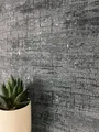 Produktbild: Tapete Vliestapete Schwarz Used-Look Beton Metallic Mustertapete Loft Tapete