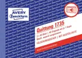 Produktbild: AVERY Zweckform 1735 Quittungsblock A6 quer, 2x40 Blatt, mit Durchschlag