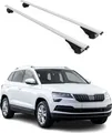 Produktbild: Dachträger Grundtäger für Skoda Karoq 2017-2025 75kg Metall Silber 2 tlg