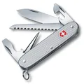 Produktbild: Victorinox Farmer Alox – Schweizer Taschenmesser mit 9 Funktionen silber