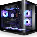 Produktbild: kiebel.de Gaming PC Panorama Curve IX AMD Ryzen 7 7800X3D, 32GB DDR5, NVIDIA RTX 5070 Ti 16 GB, 2TB SSD, Windows 11, Gaming PC