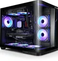 Produktbild: Kiebel Panorama Curve IX Gaming-PC (AMD Ryzen 7 AMD Ryzen 7 7800X3D, RTX 5070 Ti, 32 GB RAM, 2000 GB SSD, Wasserkühlung, WLAN, ARGB-Beleuchtung)