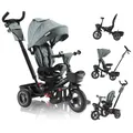 Produktbild: FableKids® Dreirad 5in1 Kinderdreirad Kinder Lenkstange Fahrrad Baby Kinderwagen