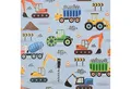 Produktbild: Star Geschenkpapier, Geschenkpapier Baustelle 70cm x 2m Rolle mit Bagger & Baufahrzeugen