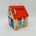Produktbild: LILLIPUTIENS – Lernhaus aus Holz mit mehreren Verschlüssen – Lernspielzeug aus H