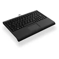 Produktbild: KeySonic ACK-3410 (IT) Super-Mini Keyboard - Smart-Touchpad - USB - schwarz - Kabelgebunden - USB - Membra (ACK-3410 (IT))(4250078170761)