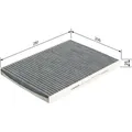 Produktbild: Bosch 1 987 432 312 Filter Innenraumluft für VW SEAT SKODA AUDI Pollenfilter