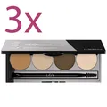Produktbild: 3 Stk. BROWttitude Eyebrow Contouring Palette L.O.V Blond Attitude (758665-3)