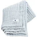 Produktbild: nordic coast company Musselindecke, Blau, Textil, 90x120 cm, Schlafen, Babybett-Ausstattung, Babydecken & Babykissen, Babydecken