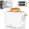 Produktbild: TOSTEE 2-Scheiben-Toaster Leistung 820 W Auftau- Aufwärm- und Stoppmodus Krüm...