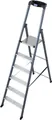 Produktbild: KRAUSE Stehleiter SePro S, Alu eloxiert, 1x6 Stufen, Arbeitshöhe ca. 325 cm