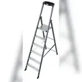 Produktbild: Stufenstehleiter Sepro S, eloxiert, extrem rutschfeste Plattform, 6 Stufen