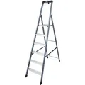 Produktbild: Krause Stehleiter SePro S 6 Stufen 190 cm x 51 cm x 121 cm Eloxiert