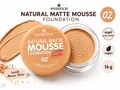 Produktbild: essence NATURAL MATTE Mousse Make Up Foundation Vegan 02 matt even finish 16 g