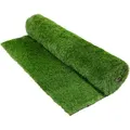Produktbild: Ecd Germany Kunstrasen-rolle 100x100 Cm 1m¬≤ Grün, Rasenteppich Outdoor Wetterfest, 18mm, Grasmatte Meterware, Kunstgras Wasserdurchlässig & Uv-beständig, Kunstrasenteppich Für Balkon Terrasse & Garten