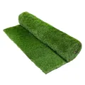 Produktbild: ECD Germany Kunstrasen-Rolle 100x100 cm 1m² Grün, Rasenteppich Outdoor wetterfest, 18mm, Grasmatte Meterware, Kunstgras wasserdurchlässig & UV-beständig, Kunstrasenteppich für Balkon Terrasse & Garten