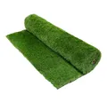 Produktbild: ECD Germany Kunstrasen Rasenteppich Kunstrasen-Rolle Grasmatte Meterware Kunstgras Wetterfest, Höhe: 20 mm, 100x100 cm 1m² 18mm Outdoor UV-beständig für Balkon Terrasse & Garten