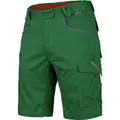 Produktbild: WÜRTH MODYF Arbeitsshorts Stretch X - professionelle Arbeitshose für Herren - Arbeitsshorts mit Reißverschluss - in der Größe 56 in Grün