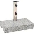 Produktbild: vidaXL Sonnenschirmständer 43725, Granit, 25 kg, schwarz, rechteckig