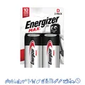 Produktbild: 2 x Energizer Max Mono D Alkaline LR20 MN1300 1,5V Batterie 1 x 2er 