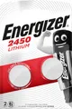 Produktbild: Energizer Batterie Lithium, Knopfzelle, CR2450, 3V Electronics, Retail Blister (2-Pack) E300830703