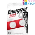 Produktbild: 2 Energizer Cr2450 Lithium-Batterien 3V Knopfzellen Dl2430 Br2430 Exp 2033 NEU