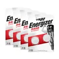 Produktbild: 4x Energizer CR2450 CR 2450 3V Lithium Batterie Knopfzelle DL2450 2er Blister