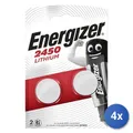 Produktbild: 4x Energizer CR2450 Batterie Einweg Lithium 2 Pz 3 V
