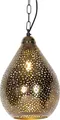 Produktbild: QAZQA - Orientalisch Orientalische Hängelampe I Pendellampe I Pendelleuchte Schwarz mit Kupfer - Maru 5 I Wohnzimmer I Schlafzimmer - Stahl Länglich - LED geeignet E14