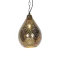 Produktbild: Qazqa Orientalisch Pendelleuchte, Pendellampe - Maruf,sinbad,zayn - Kupfer, 24cm, Ideal als Wohnzimmerlampe