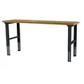 Produktbild: Simplaflex Systemeinrichter Werkbank anthrazit, RAL 7016 200,0 x 60,0 x 76,0 - 106,0 cm