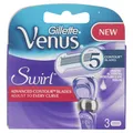 Produktbild: Gillette Venus Swirl Rasierklingen für Frauen, 3 Stück Nachfüllklingen (Verpackung kann variieren)