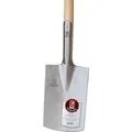 Produktbild: Idealspaten Spaten Gärtner Form feinpoliertes Blatt ohne TrittEschen-T-Stiel 85 cm (10010203)
