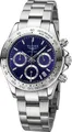 Produktbild: ELYSEE Herrenuhr SPORT CHRONO. 100% Edelstahl blau onesize Herren Keramik Lünette 40 80601, 80602, 80603, 80604, 80605, 80612