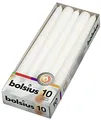 Produktbild: Bolsius Stabkerzen, 25,4 cm (10 Stück – weiß), 103600352202 3.9x9.8000000000000007x25.2 cm