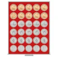 Produktbild: LINDNER Münzbox 2226 Standard für 30 x 10 DM/10 €/20€/ Krügerrand in Münzkapseln