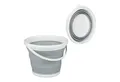 Produktbild: relaxdays Falteimer Faltbarer Eimer 10 Liter, grau