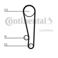 Produktbild: Continental Ctam CT1013K1 Zahnriemensatz für Hyundai Atos KIA Picanto