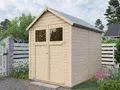 Produktbild: Gartenhaus Sylta 3 14 mm natur Gerätehaus Geräteschuppen Holz Satteldach