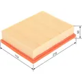 Produktbild: Bosch 1 457 433 585 Luftfilter für MERCEDES BENZ A KLASSE B W245 W169