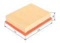 Produktbild: BOSCH Luftfilter 1 457 433 585 Filtereinsatz für KLASSE MERCEDES W245 W169 150
