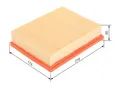 Produktbild: Bosch Luftfilter Motorluftfilter 1735Mm für Mercedes W169 1.5 1.7 2.1 04-12
