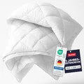 Produktbild: Blumtal 4 Jahreszeiten Bettdecke 200x220 cm - zusammenknöpfbare Steppdecke 200x220 cm Oeko-TEX zert. - Vier-Jahreszeiten-Bettdecke - Sommerdecke + Winterdecke - kombinierte Ganzjahresdecke