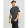 Produktbild: Jack & Jones Rundhalsshirt JJEPAULOS TEE SS CREW NECK NOOS Baumwollmischung, regular fit grau L (52)