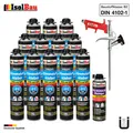 Produktbild: Dämmstoffkleber EPS XPS Klebeschaum 12 x 750ml + 1 x PU-Reiniger + Schaumpistole