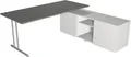 Produktbild: KERKMANN Schreibtisch Schreibtisch start up BxT 180x80 mit Sideboard grafit